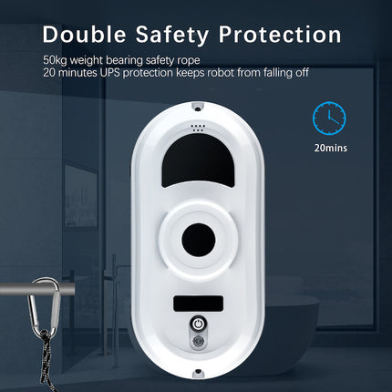Automatic Glass Cleaning Robot for Windows with Remote Control and Rechargeable Battery