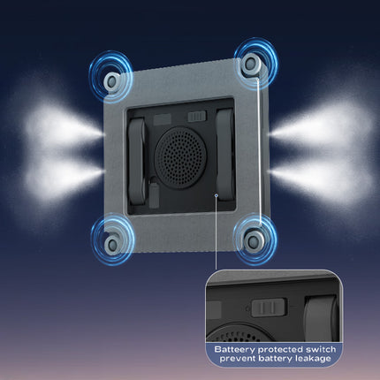 Smart Window Cleaning Robot with Water Spray and Automatic Edge Detection