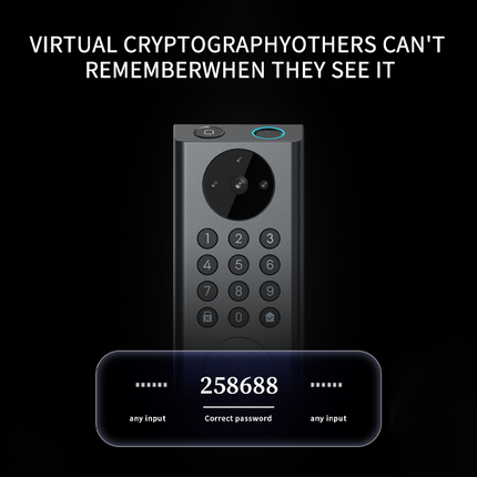 Waterproof Smart Door Lock with Fingerprint Access, Password Entry and WiFi App Control