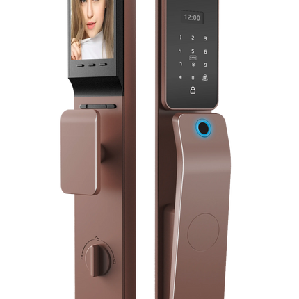 Smart Digital Door Lock with Face Recognition, Fingerprint, App Control and Video Intercom