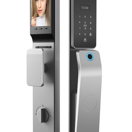 Smart Digital Door Lock with Face Recognition, Fingerprint, App Control and Video Intercom