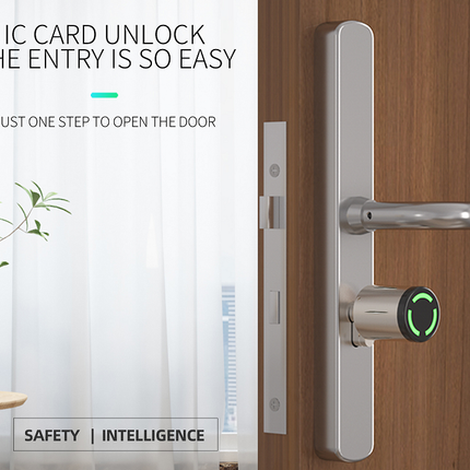 Digital Smart Mortise Lock Cylinder with App Control, Card Access and Password Entry