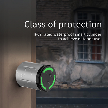 Digital Smart Mortise Lock Cylinder with App Control, Card Access and Password Entry