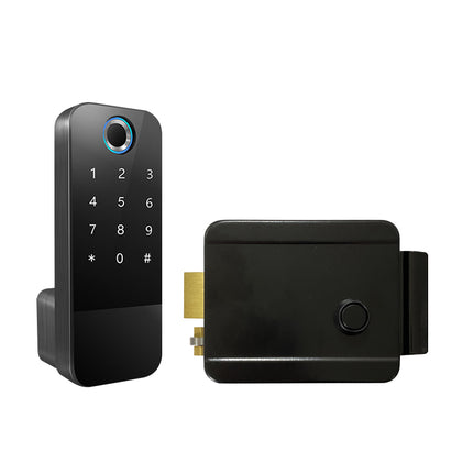 Aluminium Alloy Smart Keyless Door Lock Fingerprint Code Card WiFi Compatible Outdoor Lock