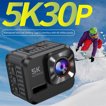 Waterproof 4K Sports Action Camera WiFi EIS 160° Wide Lens for Cycling Outdoor Use
