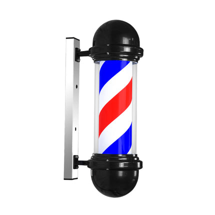 Waterproof Rotating Barber Shop Pole with LED Illumination Outdoor Salon Wall Sign