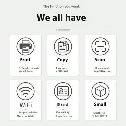 Wireless A4 Laser Printer USB Desktop Printer 23ppm for Home Office