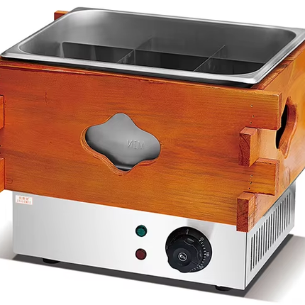 Commercial Electric Oden Cooker 9 Compartment Stainless Steel Food Heating Machine 1.2kW