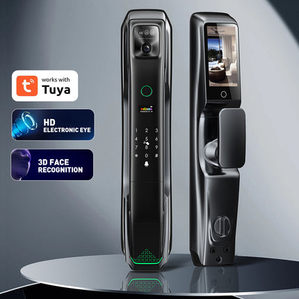Smart Video Door Lock with WiFi Connectivity, Face Recognition, Fingerprint and Key Access