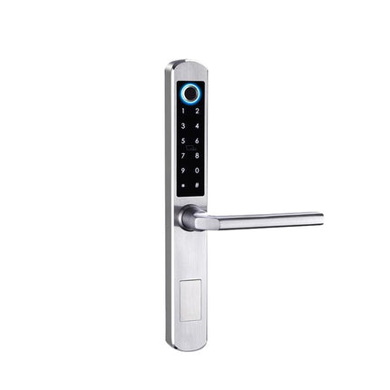 Aluminium Alloy Smart Digital Door Lock Multi-Access Fingerprint Password Card for Home Use