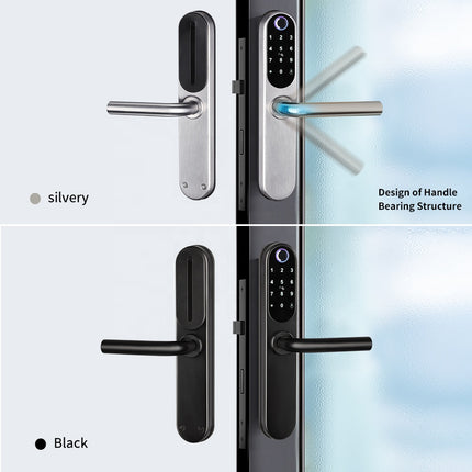 Waterproof Smart Fingerprint Sliding Door Lock with App Control for Aluminum Doors