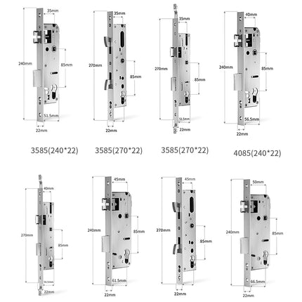 Waterproof Smart Fingerprint Sliding Door Lock with App Control for Aluminum Doors