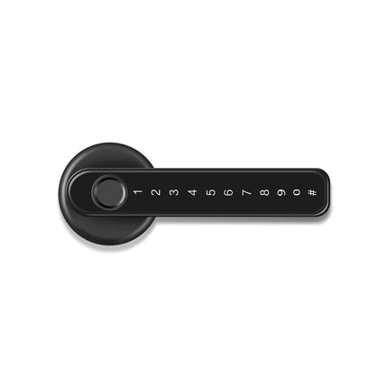 Digital Door Lever Lock with Fingerprint Unlock App Control Code Key Entry for Residential Use