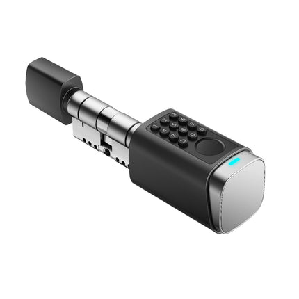 5 Inch IPS Display Smart Door Lock Fingerprint App Control Password Code Aluminum Alloy Type C Power