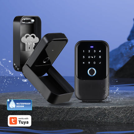 Heavy Duty Smart Lock Box Bluetooth App Enabled, PIN Code, IC Card & Key Access, Outdoor UseHeavy Duty Smart Lock Box Bluetooth App Enabled, PIN Code, IC Card & Key Access, Outdoor Use