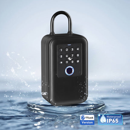 Portable Smart Key Lock Box with Fingerprint NFC Card Password and App Control