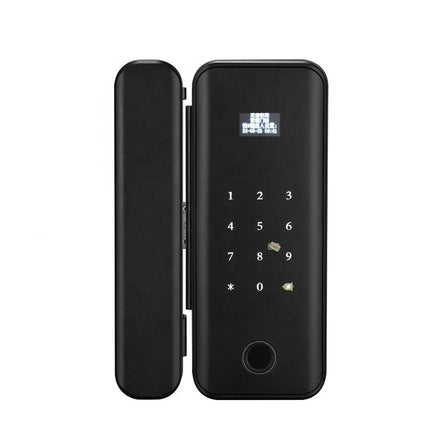 Smart Fingerprint Glass Door Lock with App Control for Frameless and Framed Sliding Doors