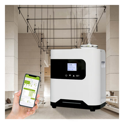 Large Area Electric Scent Diffuser 1000ml Metal HVAC Fragrance System with Timer