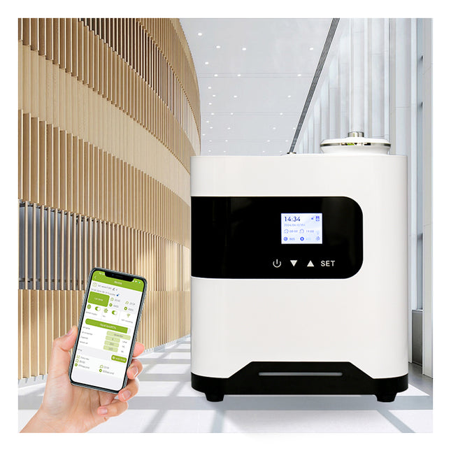 1000ml Commercial Aroma Diffuser, WiFi App Controlled, Metal Wall-Mounted Design