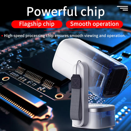 Compact Home Theatre Projector with Android System, Auto Focus and Up to 200 Inch Screen