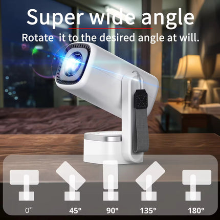 Compact Home Theatre Projector with Android System, Auto Focus and Up to 200 Inch Screen