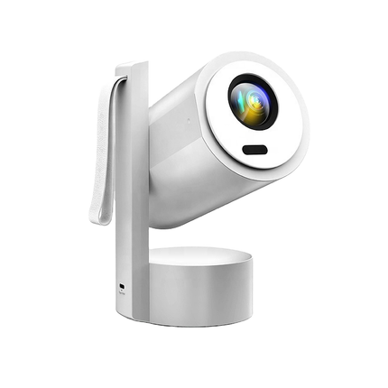 1080P Smart Projector with Android 13, Auto Keystone Correction and Rechargeable Battery