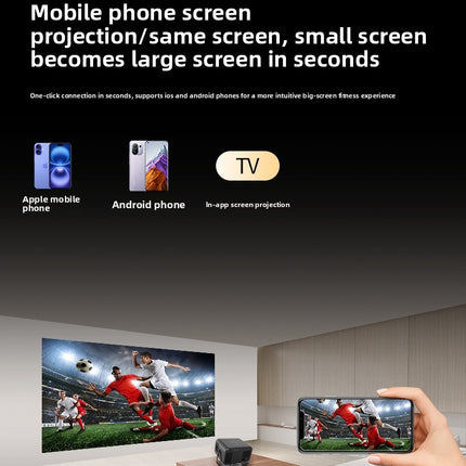 Portable 1080P Home Projector with Android 13, Auto Focus and Digital Keystone Correction