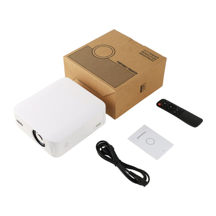 Compact Full HD Projector 320 ANSI Lumens with Built-in Speaker for Home and Outdoor Use