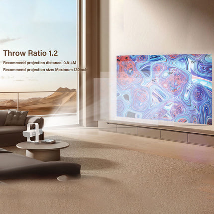 Smart Home Cinema Projector 1080P LCD Display with Android 13 and Auto Focus