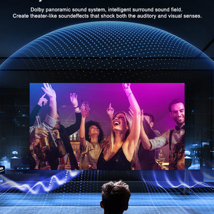 Smart Full HD Projector with Auto Focus, Dual Band WiFi