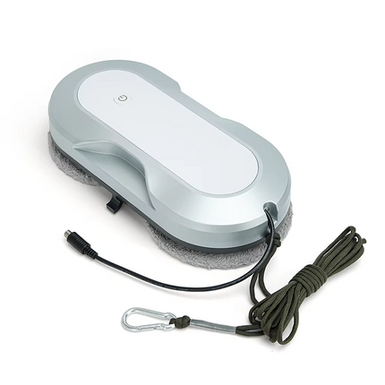 Rechargeable Window Cleaning Robot with Dual Spray Function for Glass Surfaces