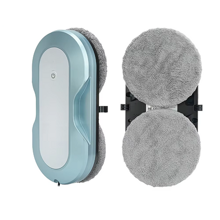 Rechargeable Window Cleaning Robot with Dual Spray Function for Glass Surfaces