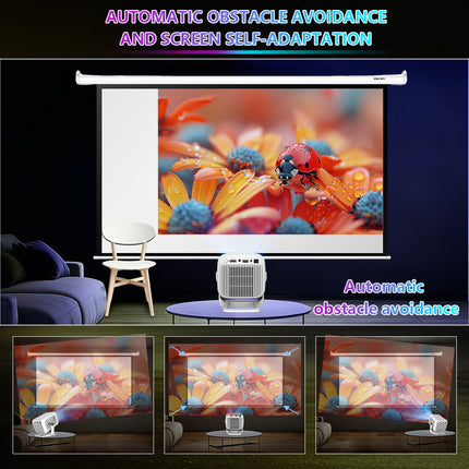 Portable Smart Projector with Android 11, Auto Focus and Native 1080P Resolution