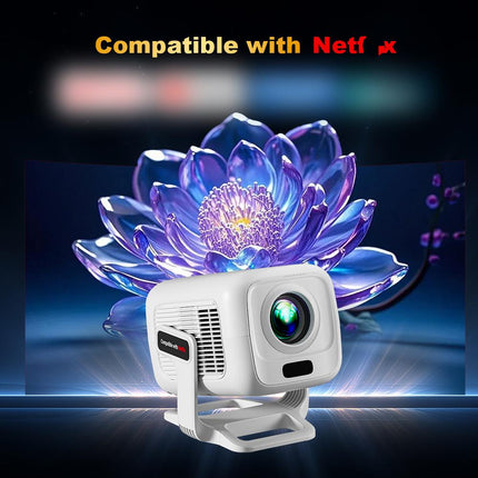 Portable Smart Projector with Android 13, Auto Focus, Full HD Resolution and Short Throw Design