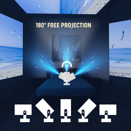 Portable Smart Projector Full HD 1080p Android 11 Home Theatre Video Projector