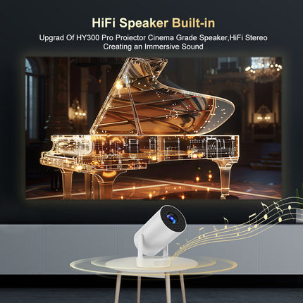 Portable LCD Video Projector 720P with Electronic Focus and Integrated Audio Speaker