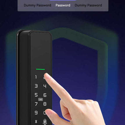 Outdoor Smart Door Lock Aluminium Alloy with Fingerprint, Code, Key & App Control