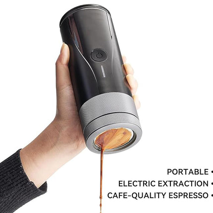 Compact Portable Espresso Machine with 20 Bar Pressure and 80ml Water Tank