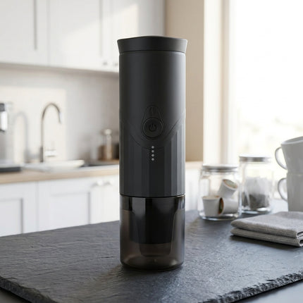 Portable USB Rechargeable Coffee Machine with 20-Bar Pressure and Aluminium Housing