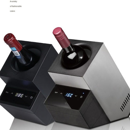 Portable Wine Chiller Barrel with Adjustable Temperature and Touch Control Panel