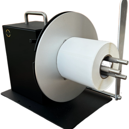 Automatic Label Rewinder with Adjustable Core and Variable Speed Control