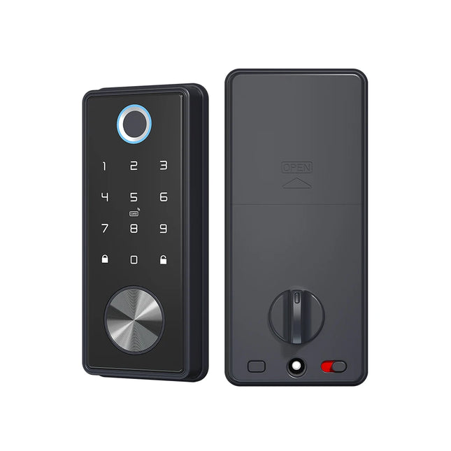 Electronic Smart Door Lock with Fingerprint, Password, Card and Emergency USB Power
