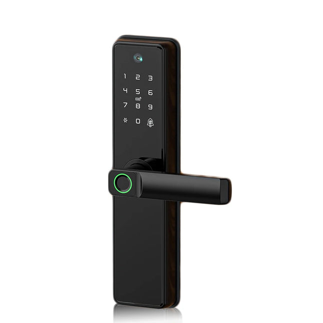Smart Door Entry Lock with Fingerprint, Card, Key & App Control and face 5050 Mortise System