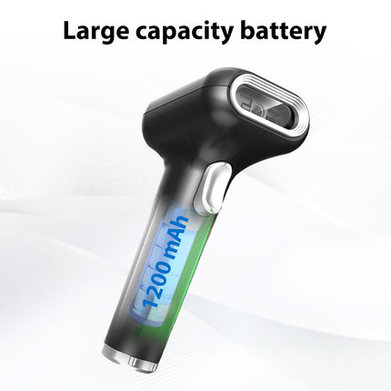 Portable Wireless 2D Barcode Scanner with Bluetooth, 2.4G and USB Cradle