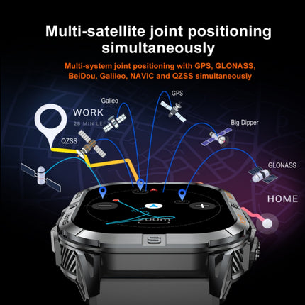 Rechargeable Smart Fitness Watch with Compass, AMOLED Display and 14 Sport Modes