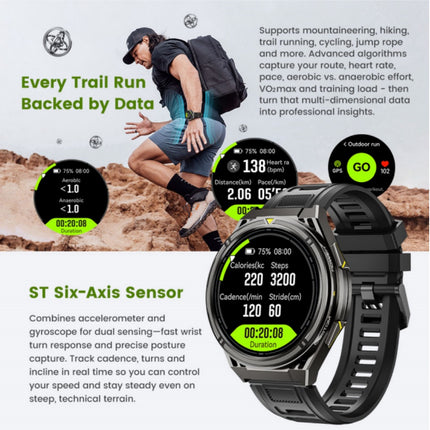 Outdoor Smart Watch with AMOLED Display, 100+ Sports Modes and Voice Assistant