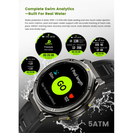 Outdoor Smart Watch with AMOLED Display, 100+ Sports Modes and Voice Assistant