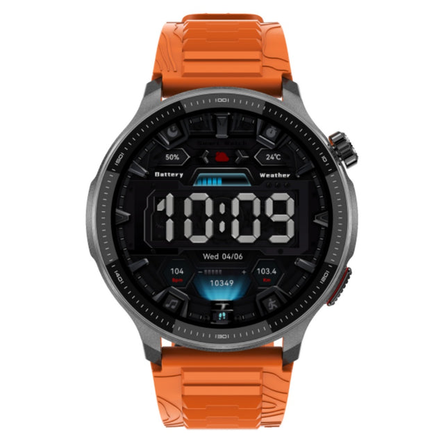 Rechargeable Smart Watch for Men with AMOLED Screen, 4GB Storage and 3ATM Waterproof Design