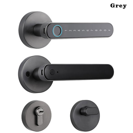 Electronic Smart Door Lock with Fingerprint Access, Password Keypad and Bluetooth App