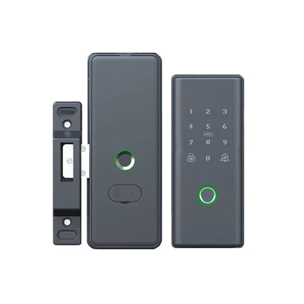 Smart Fingerprint Door Lock for Glass Doors with App Control and Aluminium Alloy Construction